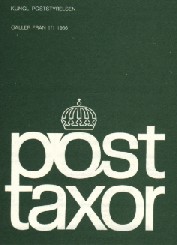 Posttaxor 1/1 1966